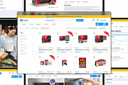 Website E-commerce UI kit, an UI Kit Template by Creative Perspective (Thumbnail 3 of 8)