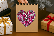 Faux Rhinestone Broken Heart PNG, an Object Illustration by Craftsbeefy (Thumbnail 5 of 6)