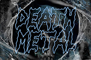 Obscure Metal Horror Blackletter Y2k, a Blackletter Font by dansdesign (Thumbnail 6 of 12)