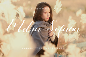 Melia Sifana Handwritten Font.