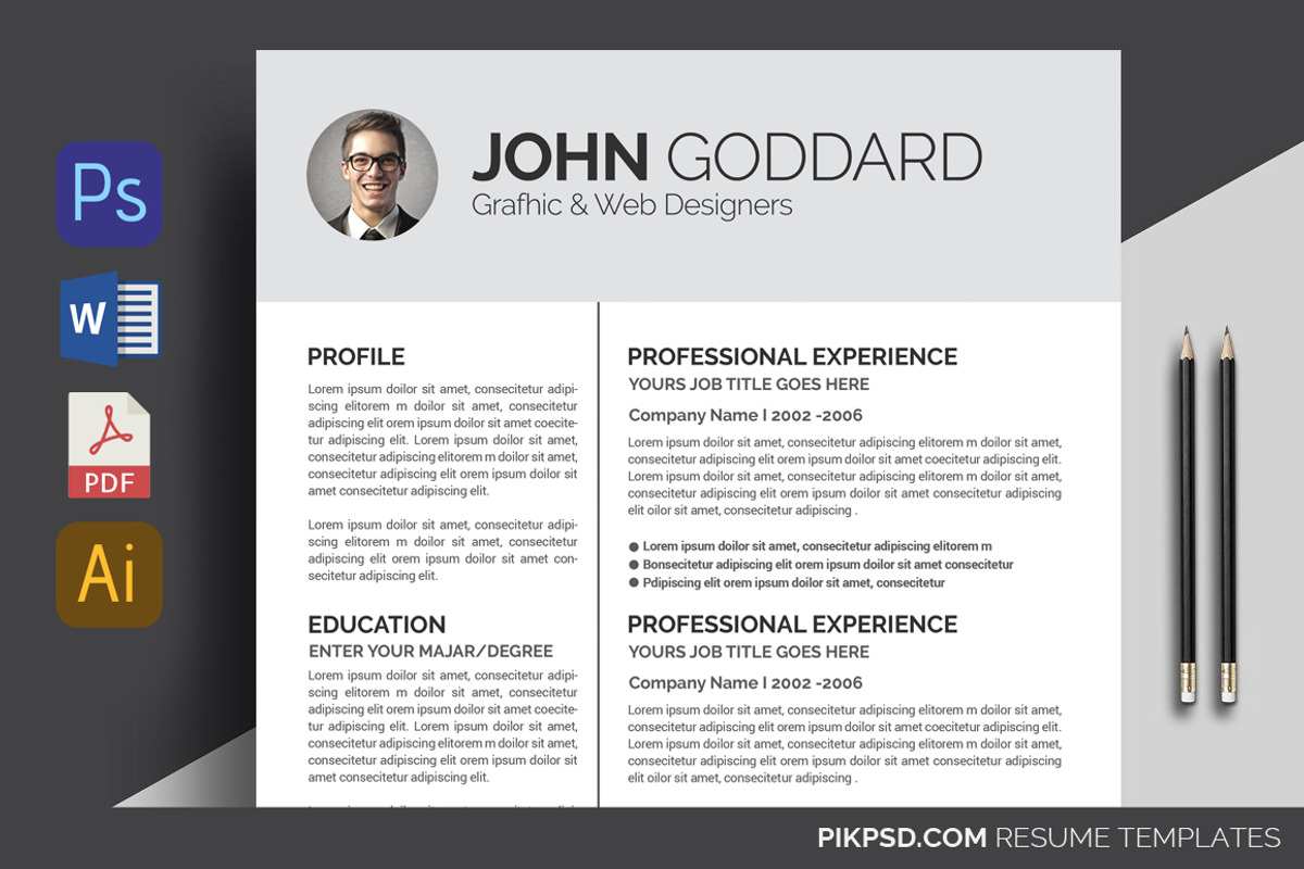 Clean Resume/CV, a Resume Template by graphicforest (Photo 3 of 5)