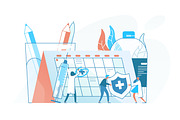 Vaccination concept banner, a Healthcare Illustration by Good Studio (Thumbnail 2 of 3)