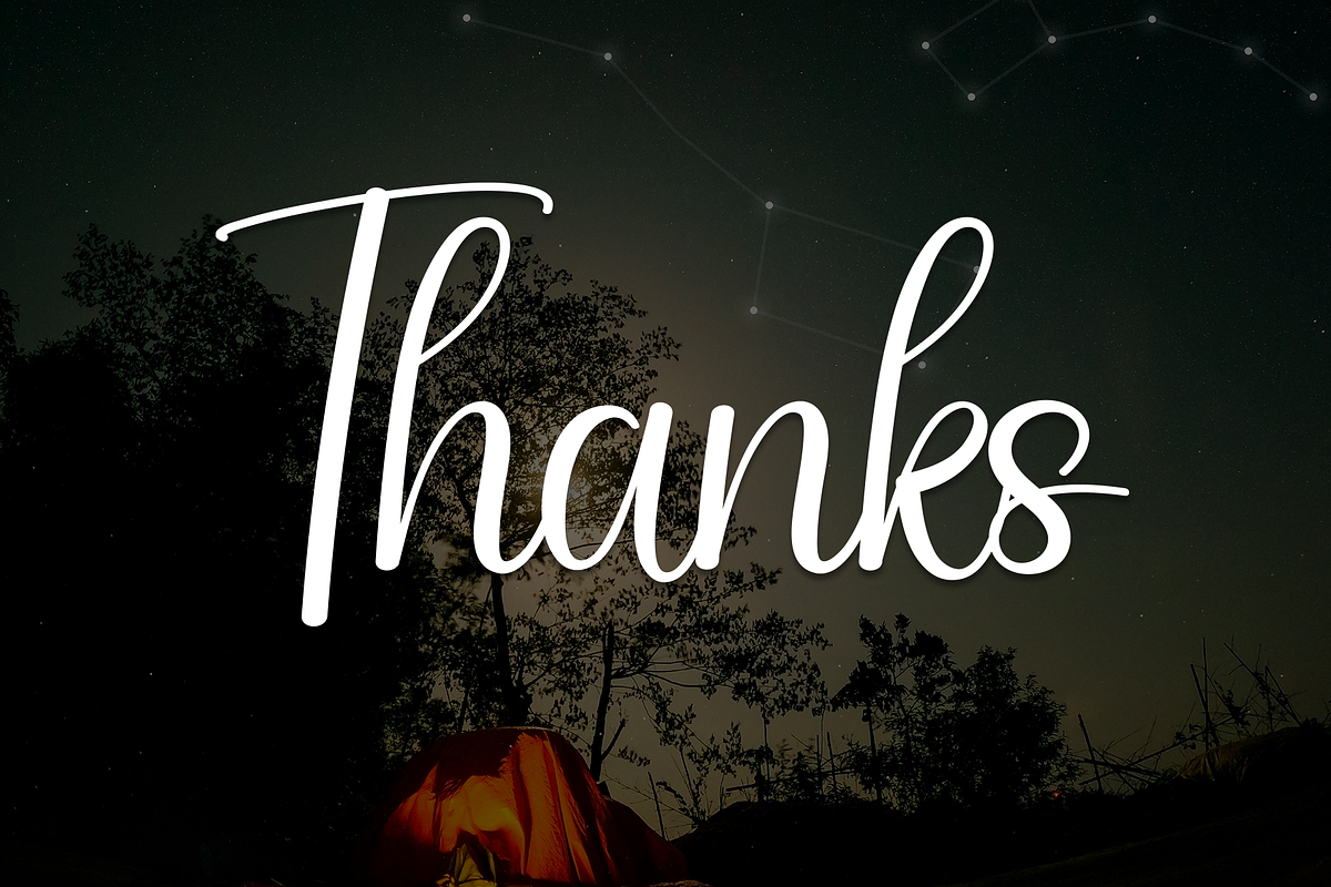 Tonight | Script Font, a Handwritten Font by Scratchones (Photo 9 of 9)