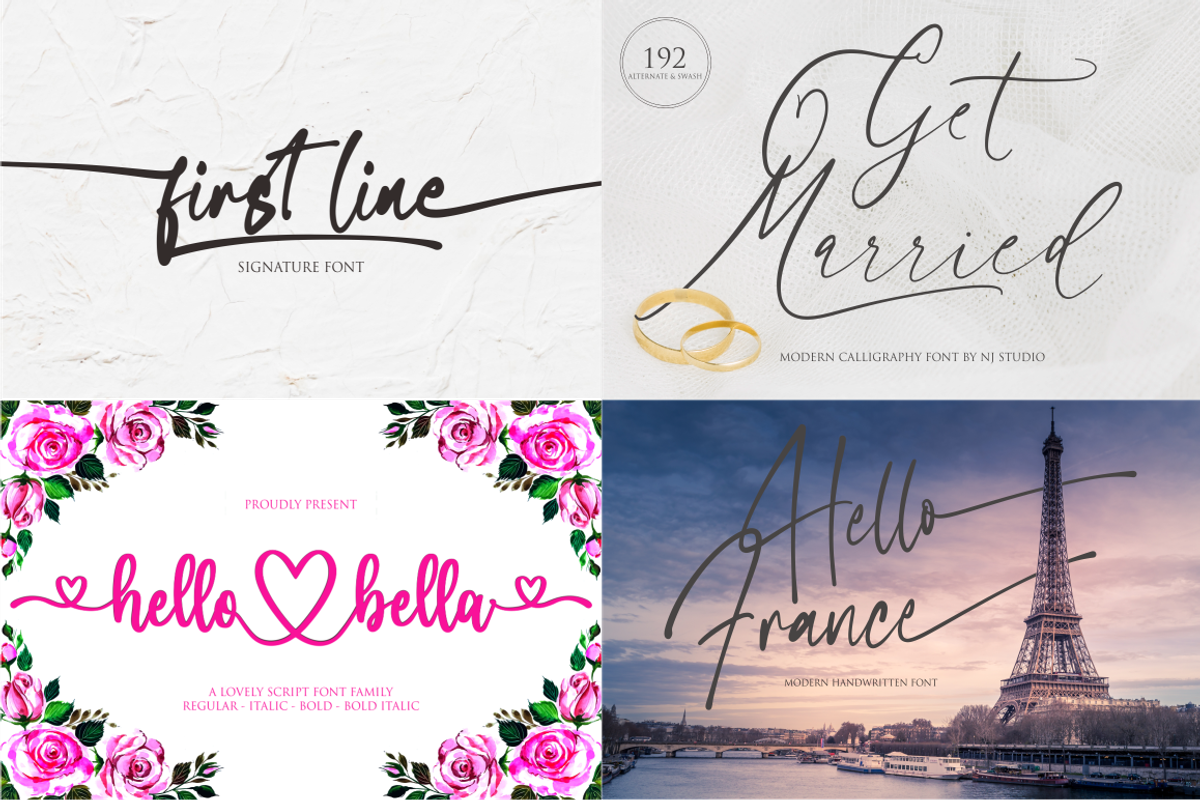Swashy Font Bundle | 40 Fonts, a Script Font by NJ Studio (Photo 5 of 11)