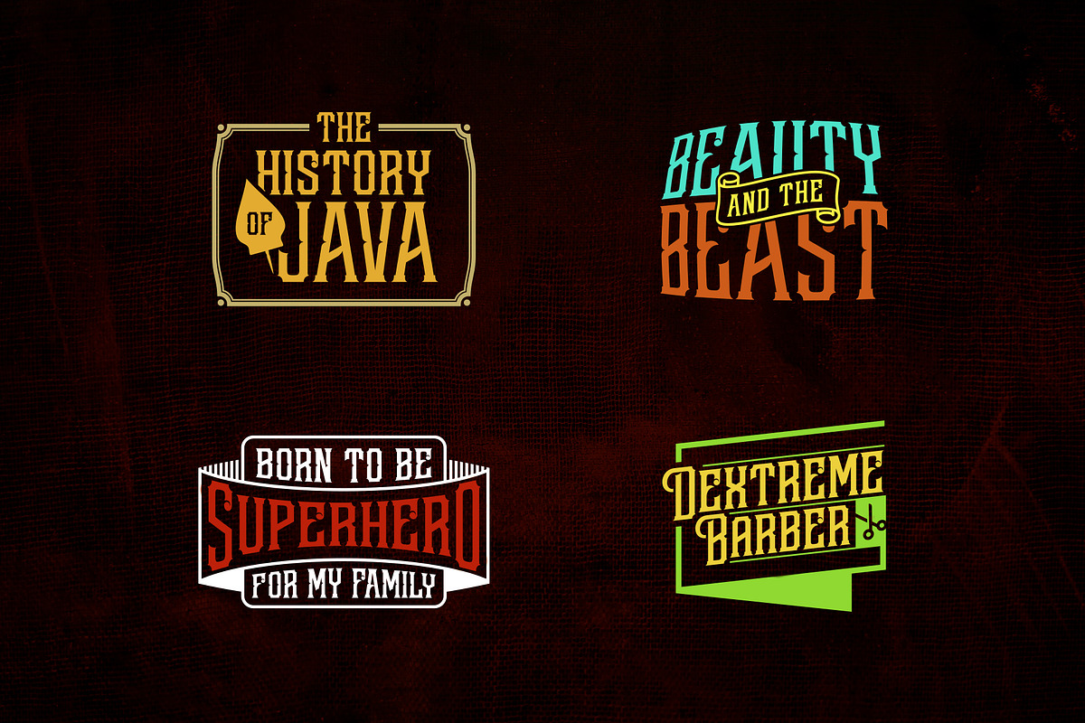 Redsniper Vintage Font preview 7