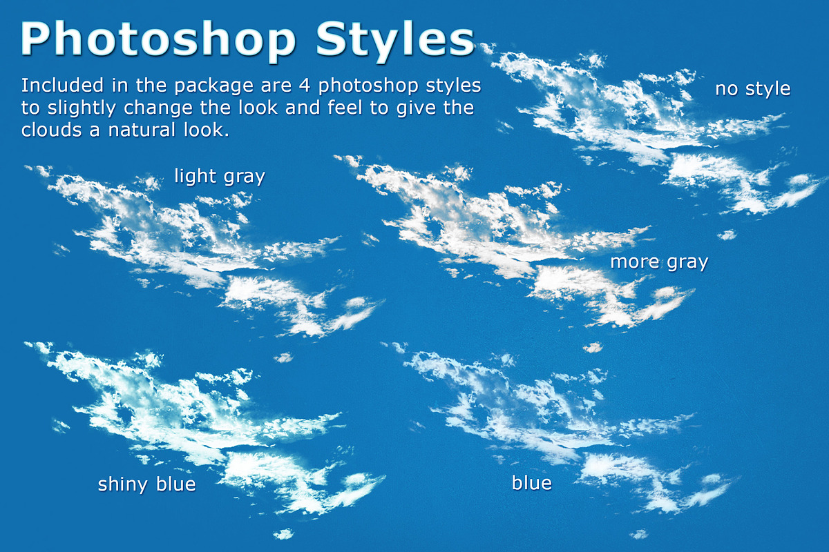 100 Cloud Brushes +Extras, a Brush Add-On by xresch (Photo 7 of 10)