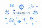 Azulejo Azure. Watercolor collection, a Decorative Illustration by Liliia Polos Illustration (Thumbnail 10 of 11)