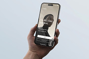 iPhone 14 Pro in Hand Mockup, a Product Mockup by Asylab (Thumbnail 2 of 5)