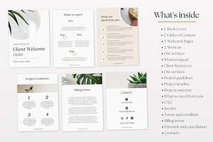 New Client Welcome Pack Template