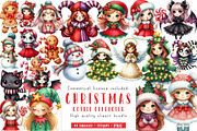 Cute Gothic Christmas Character, an Illustration by CreationArt (Thumbnail 1 of 3)