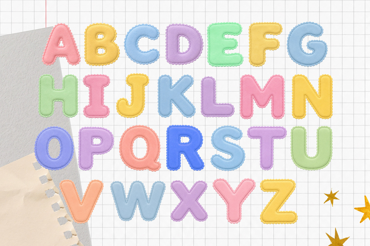 Mixed Alphabet & Numbers Collection, an Object Graphic by DreamoraArt (Photo 8 of 10)