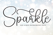 Sparkle | Script Font, a Handwritten Font by Scratchones (Thumbnail 1 of 9)