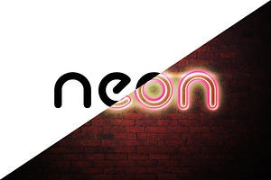 Neon Text Effect Affinity Designer