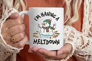 I’m Having a Meltdown, Christmas PNG, an Illustration by Designking (Thumbnail 4 of 6)
