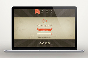 Vintage Waiting – Coming Soon PSD