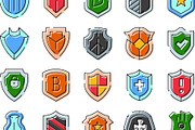 Collection of shield icons, an Object Graphic by pikepicture (Thumbnail 3 of 3)