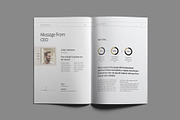 Annual Report Template, a Brochure Template by White Graphic (Thumbnail 5 of 15)