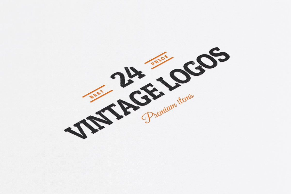 24 Vintage Logos & Badges, a Branding & Logo Template by Design District (Photo 2 of 4)