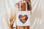 watercolor retro beach heart Clipart, an Illustration by Designworld (Thumbnail 7 of 7)