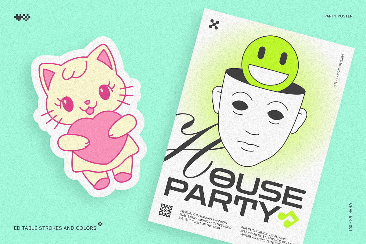 Y2K Illustrations and Elements Set, an Object Illustration by Vasya Kobelev (Photo 11 of 17)