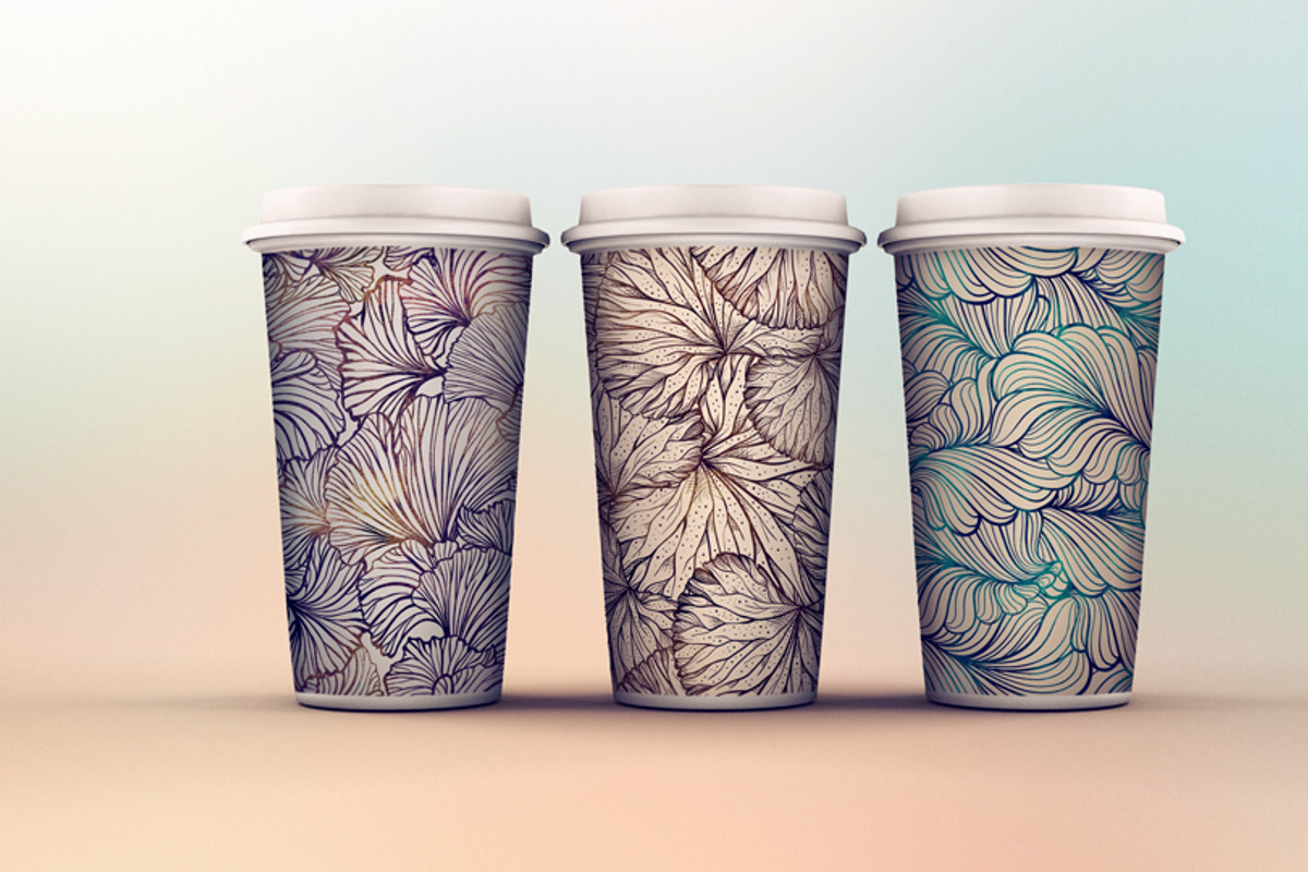 Floral seamless patterns set №1, a Pattern Graphic by Graphic Magic (Photo 3 of 4)
