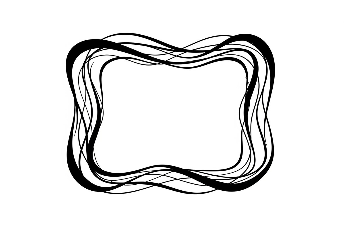 Abstract Line Frame SVG Bundle, an Illustration by yasushie (Photo 24 of 31)