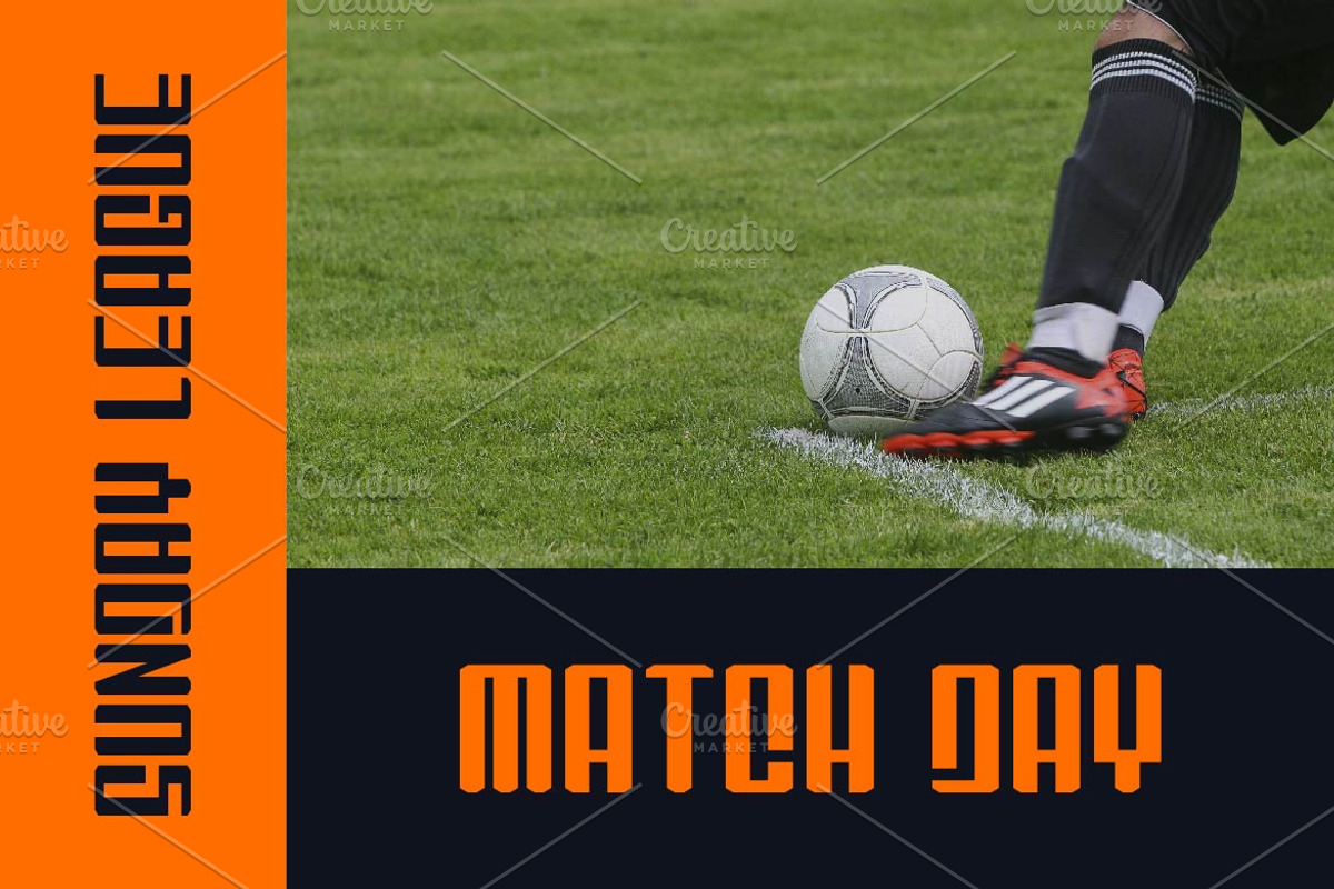 Rusky - Condensed Sport Font, a Sans Serif Font by Artiveko (Photo 4 of 4)