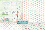 París - patrones y recortables, a Pattern Graphic by MadeByAmaranta (Thumbnail 2 of 5)