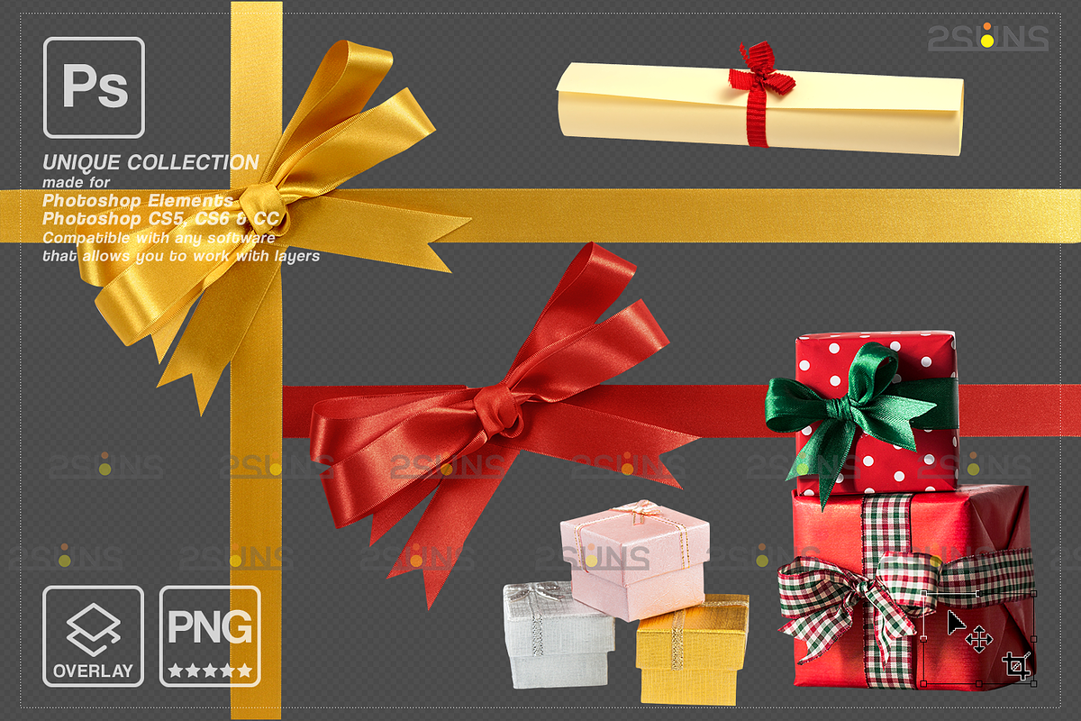 Christmas Photoshop overlay, an Object Graphic by 2SUNS (Photo 5 of 9)