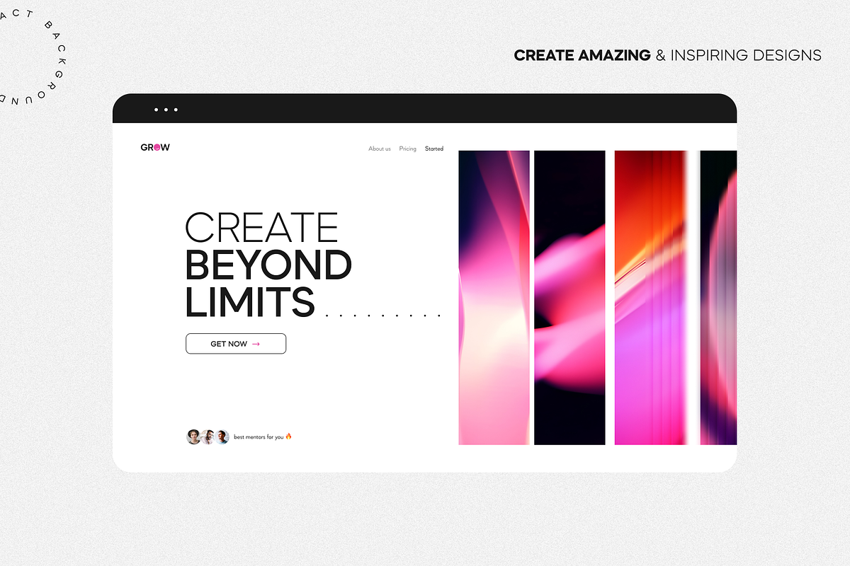 Dreamy Purple-Pink Waves, a Background Graphic by Lumeno (Photo 3 of 4)