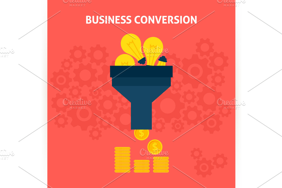 Sales Funnel Vector Concepts, a Finance Illustration by Anna_leni (Photo 3 of 6)