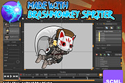 The Ninja - Game Sprites, an Illustration by pzUH (Thumbnail 3 of 5)