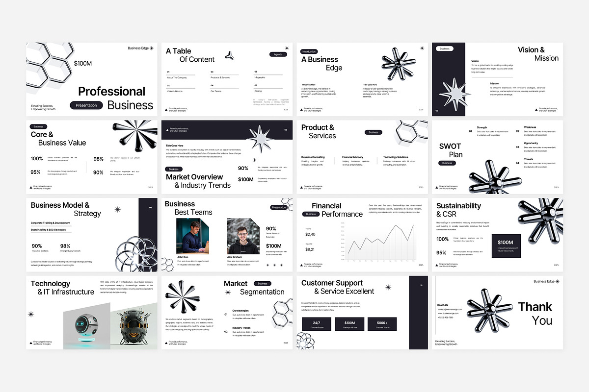 Modern Business Presentation, a Presentation Template by Eklip Studio (Photo 5 of 6)