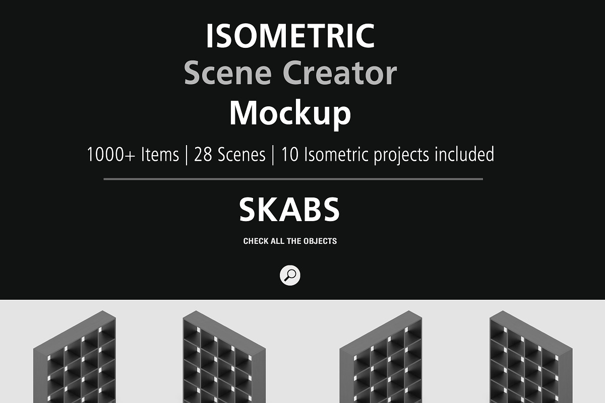 Isometric Scene Creator Mockup, a Books & Magazine Mockup by IsometricWorld (Photo 16 of 47)