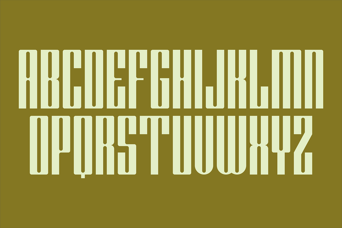 Display Carlos Font, a Sans Serif Font by GG Design (Photo 3 of 10)