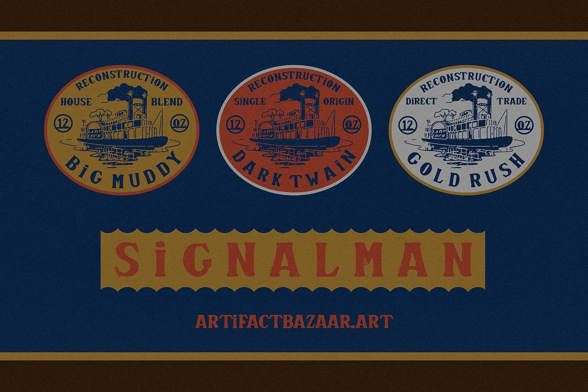 Signalman | An Old Soul Serif, a Serif Font by Artifact Bazaar (Photo 9 of 10)