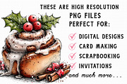 Whimsical Holiday Baking Clipart Bun, an Illustration by Libby Wishes (Thumbnail 3 of 7)
