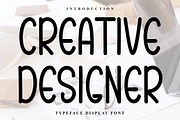 Creative Designer, a Sans Serif Font by InermediaSTUDIO (Thumbnail 1 of 7)