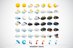 Weather icons