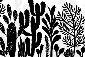 Sweet Succulent Vector Brushes