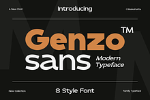 Genzo - Modern Sans Serif Typeface