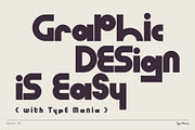 Ambient TM – Experimental Geometry, a Sans Serif Font by Type Mania (Thumbnail 11 of 11)