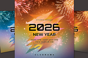 New Year Flyer, a Flyer Template by styleWish