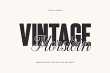 Morstein Vintage | Modern Font Duo