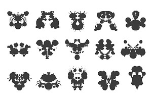 Rorschach inkblot test. Mental, a Graphic by Valerie Bodnar