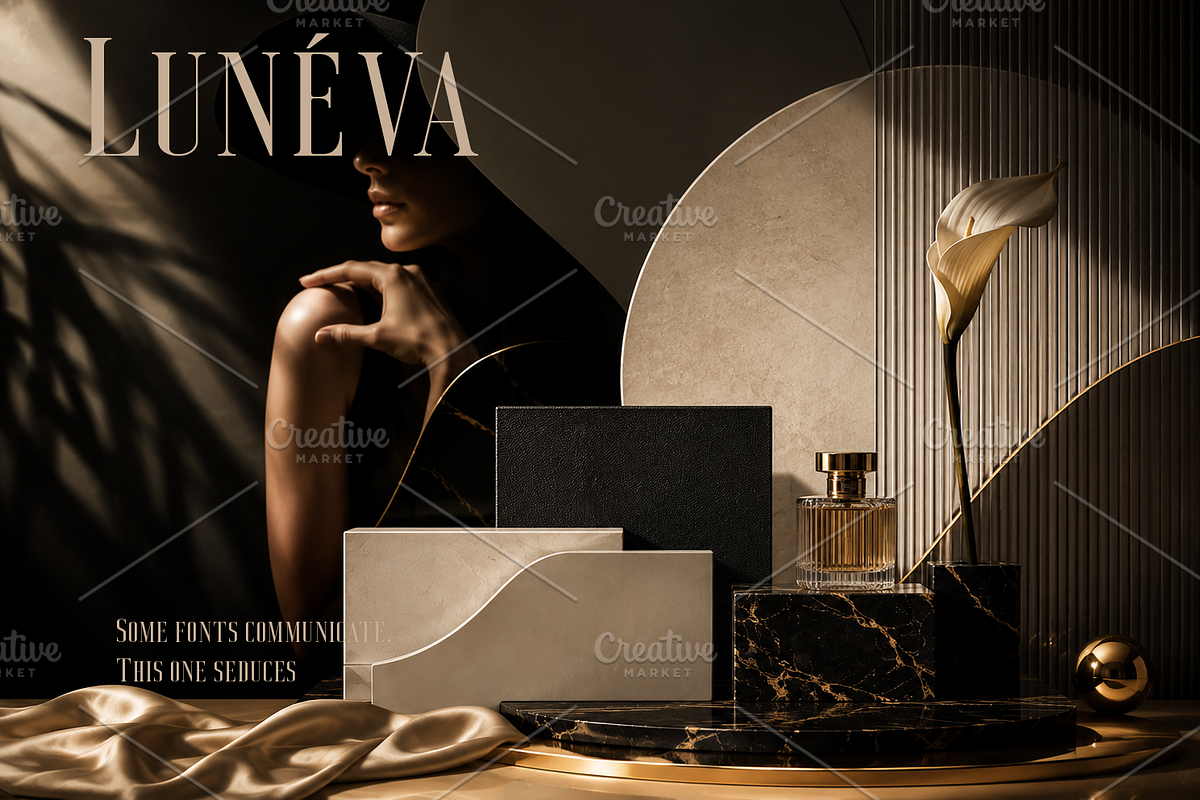 Luneva font-03-26, a Serif Font by canve (Photo 1 of 3)