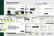 Business Report - Google Slides, a Presentation Template by Iqsiart Studio (Thumbnail 1 of 3)
