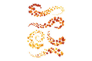 Autumn leaves design element, an Object Illustration by Things for designers