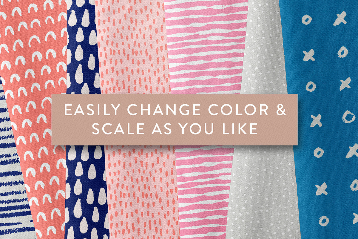 24 Hand Drawn Seamless Patterns, a Pattern Graphic by Type and Graphics Studio (Photo 7 of 7)