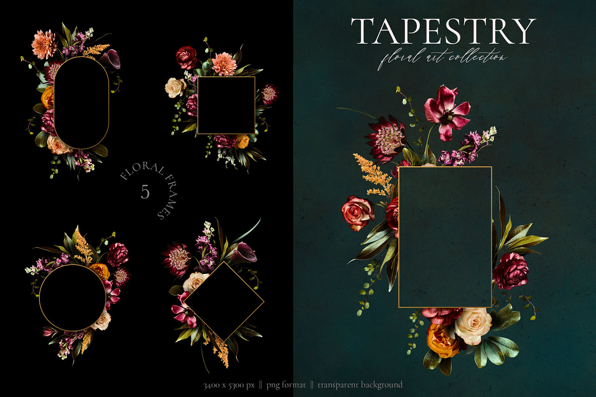 Tapestry Floral Art Collection, an Object Graphic by Eclectic Anthology (Photo 10 of 18)